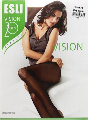 Колготки Conte ESLI VISION 20 den visone р. 4 бежевий