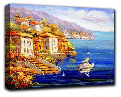 Репродукция Sea View3 35x50 см RozenfeldArt 