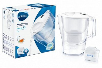 Фильтр-кувшин BRITA Aluna XL Memo белый 