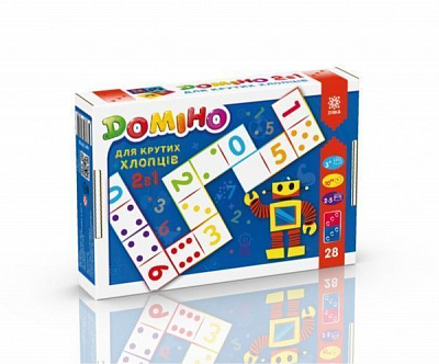 Игра настольная Зірка Домино 2 в 1 для мальчиков 127920