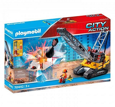 Конструктор Playmobil Кабельний екскаватор із будівельною секцією 70442