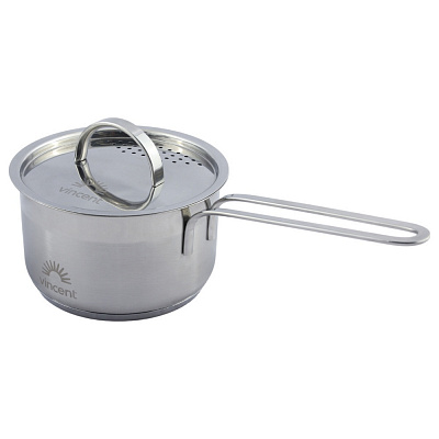 Ковш с крышкой Vincent 14 см 1,1 л VC-3185-14