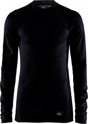 Термофутболка Craft Merino Lightweight CN LS Man 1906618-999000 S чорний