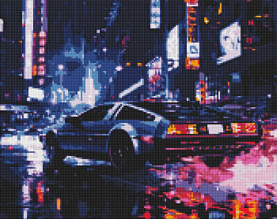 Алмазная мозаика Ночная поездка ©art_selena_ua Ideyka