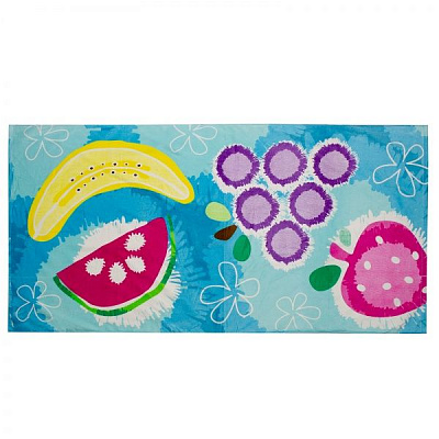 Полотенце Банан и арбуз 75x150 см разноцветный Home Line 