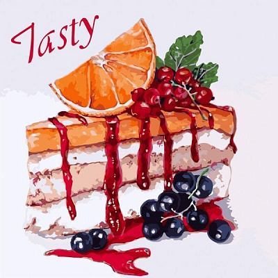 Картина по номерам Цитрусовое счастье Идейка 