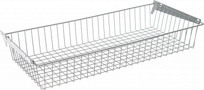 Кошик до гардеробної системи Element System 800x350x125 мм срібний
