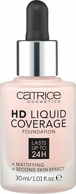 Тональна основа Catrice HD Ліквід Коверейдж 002 903435 порцеляновий 30 мл