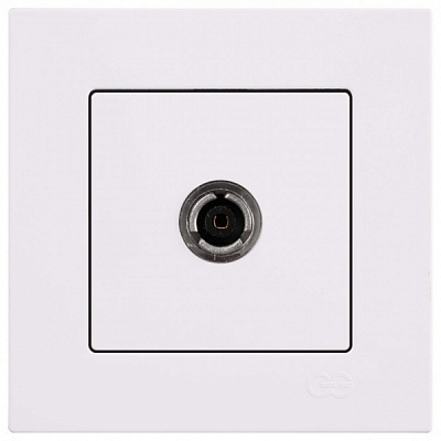 Розетка TV кінцева Gunsan Eqona білий 01 40 11 00 100 122