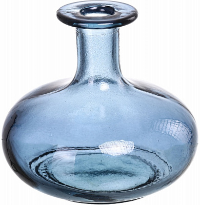 Ваза скляна блакитна BOTELLA San Miguel