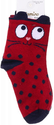 Шкарпетки для дівчаток KATAMINO K21016 р.3-4 червоний