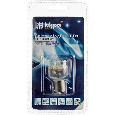 Лампа светодиодная TESLA LL 120509-5W BA15S 12 В 5 Вт 1 шт