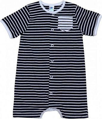 Полукомбинезон Minikin полоска р.62 синий 202702 