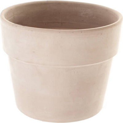 Кашпо керамічне DEROMA Перфетто круглий 1,5 л мокко
