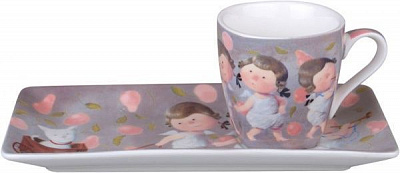 Набор для кофе Gapchinska Мы везем с собой кота 2 предмета 924-348 Gapchinska