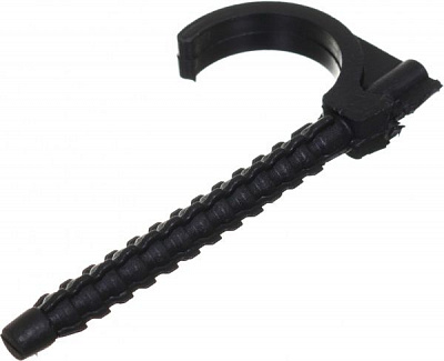 Дюбель-гак Water House одинарний чорний 50 шт./уп.