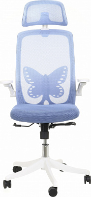 Кресло офисное Жасмін голубой