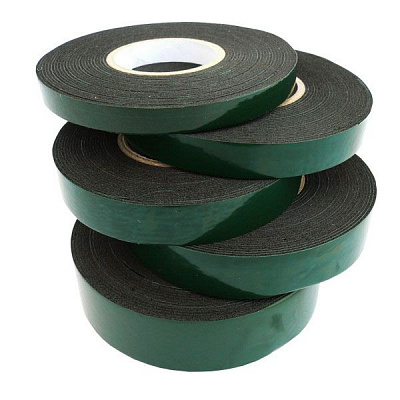 Двостороння автомобільна клейка стрічка CarCommerce 61062 25x5 м зелений