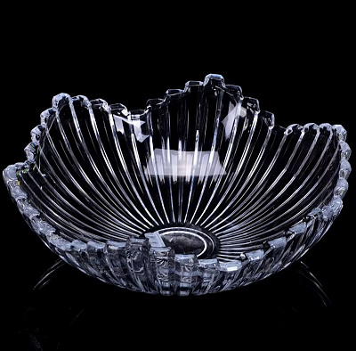 Блюдо сервировочное Fiora Liguria глубокое 28х10 см прозрачное