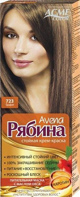 Крем-фарба для волосся Acme Color Горобина №723 графіт