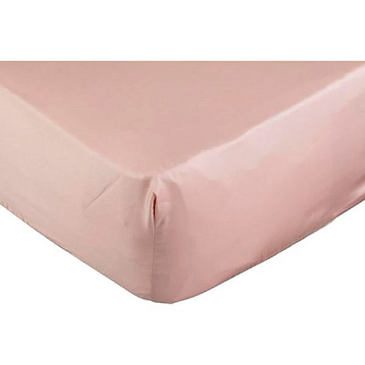 Простынь на резинке 180x200 см коричневый Ярослав 