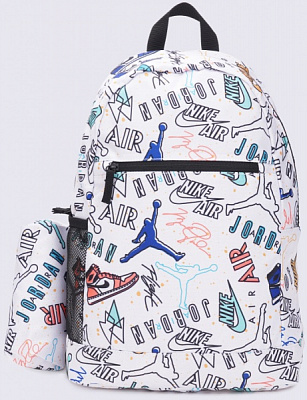 Рюкзак Nike AIR SCHOOL BACKPACK WITH PENCIL CASE 9B0503-W0H 22 л білий