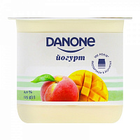 Йогурт Danone Манго-персик 2% 