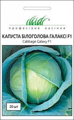 Семена Професійне насіння капуста белокочанная Галаксі F1 20 шт.