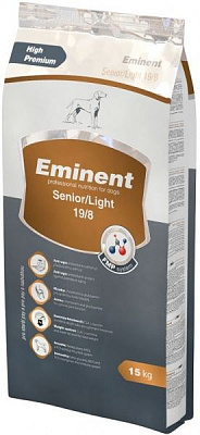 Корм Eminent Senior Light для пожилых собак и собак с лишним весом 15 кг