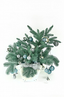 Декорація новорічна Кашпо Різдвяне диво 4175