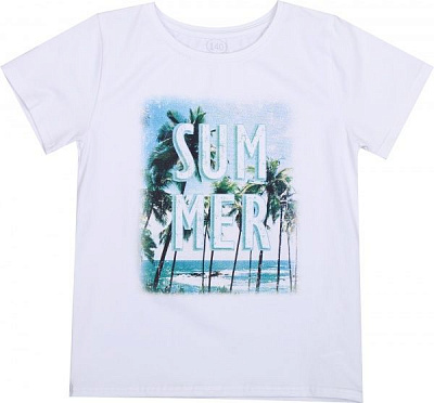 Футболка Фламинго р.122 белый 773-416 