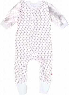 Комбинезон Minikin красные звездочки р.74 белый 198070374 