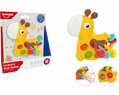 Игрушка развивающая Huanger сенсорная Жираф HE0196