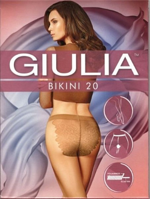 Колготки Giulia Bikini р. 2 20 den карамель 1 пар