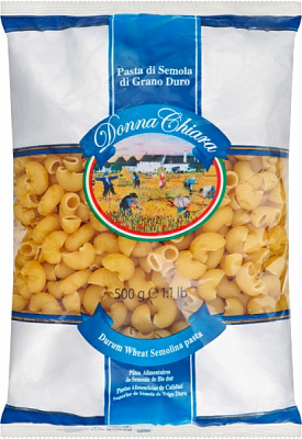 Паста DONNA CH. Mezzi gomiti 500г 8007290137180 