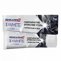 Зубна паста Blend-a-Med 3D White Luxe Деревне вугілля 75 мл