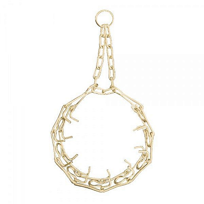 Ошейник-удавка Лорі никелированный НЖ №6 4x74 см