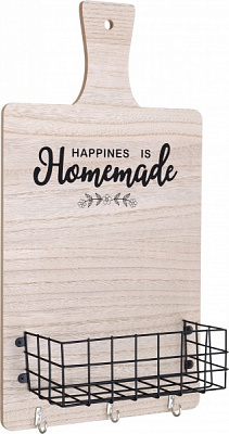 Полиця декоративна Homemade бежевий із чорним 13х18 см