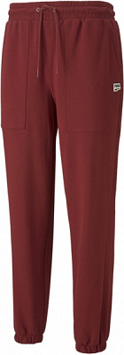 Штани Puma Downtown Sweatpants TR 53159822 р. XL бордовий