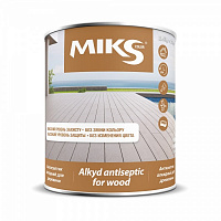 Антисептик MIKS Color алкідний для деревини 2,2 кг
