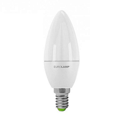 Лампа светодиодная Eurolamp Candle 3 шт./уп. 6 Вт C37 матовая E14 220 В 4000 К MLP-LED-CL-06144(3) 