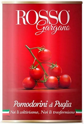 Томати Rosso Gargano чері у власному соку 400 г