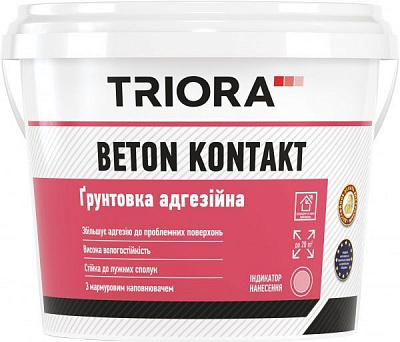 Ґрунтовка адгезійна Triora Beton Kontakt 1,4 кг