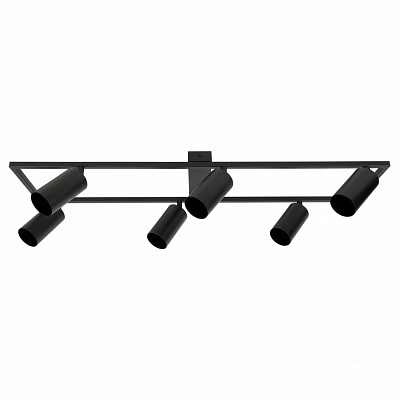 Люстра стельова Berger 6x35 Вт GU10 [019] Black 4001-SLS-6 Black