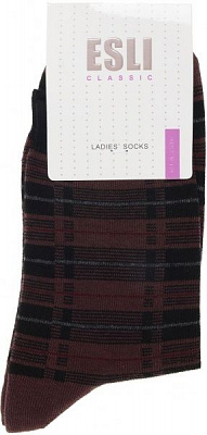 Шкарпетки ESLI CLASSIC 070 р. 25 шоколадний