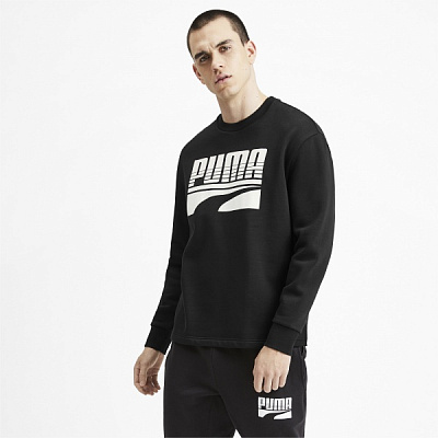 Джемпер Puma Rebel Bold Crew FL 58053701 р. L черный