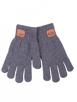 Варежки YO! р.18 темно-серый 