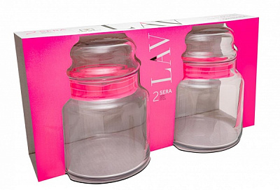 Набор банок с крышками 635 мл 2 шт. LAV