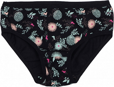 Трусы для девочек KOSTA 1420-2 р.122–128 черный 
