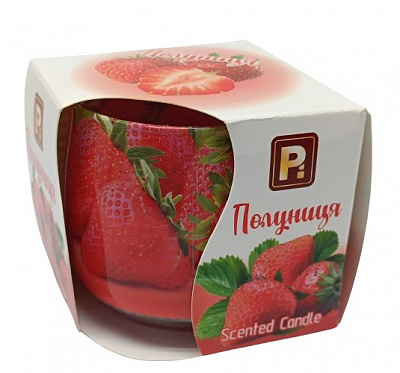 Свічка у склянці Pako-If Полуниця 2301